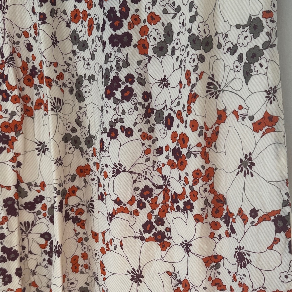 Patagonia Floral Sleeveless Faux Wrap Beachy Dress Sz 10 - Picture 5 of 5